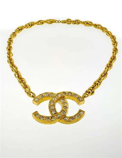 chanel necklace classic cc|genuine Chanel necklace.